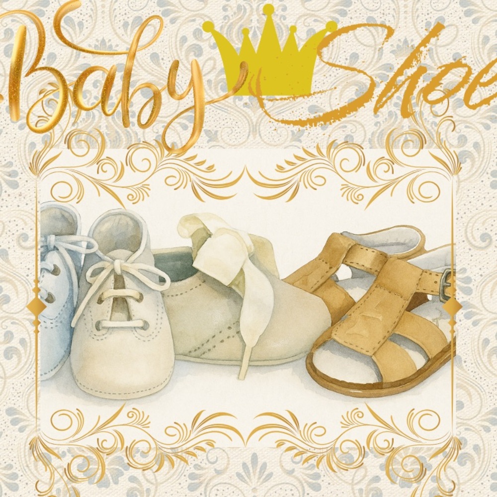 “Step into Purpose — One Tiny Foot at a Time.” Baby shoes  AVAILABLE NOW!
